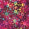 Anthology Fabrics Wildberry Batik Flower Berry Blend