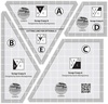 Creative Grids Scrap Crazy 6 Inch Templates