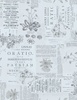 Wilmington Prints Garden Grace Floral Monograph Blue