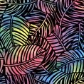 Wilmington Prints Essential Palm Leaves 108 Inch Wide Backing Fabric Black/Multi