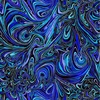 Timeless Treasures Escapade Abstract Marble Indigo