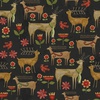 Riley Blake Designs Kringle Garden Charcoal