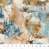 Northcott Fox Den  Fox Open Beige/Multi