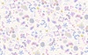 Moda Delphinium Collage Snowdrop