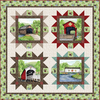 Covered Bridges in Spring II Free Quilt Pattern