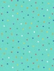 Wilmington Prints Fe-Line Frisky Paw Prints Teal