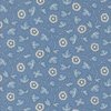 Moda Sally's Stiches Trailing Moss Prussian Blue