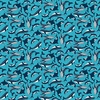 Andover Fabrics Deep Blue Sea Fins and Tails Blue