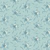Andover Fabrics Sewing Bird Lilly Glacier