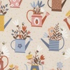 Moda Blossoms and Blooms Watering Cans Pearl