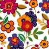 Michael Miller Fabrics Bright and Bold Bright Blooms White