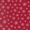 Moda Holidays at Home Snowflakes All Over Berry Red