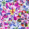 QT Fabrics Floral Fascination Packed Floral Multi