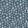 Lewis and Irene Fabrics Ocean Pearls Multi Starfish Dark Blue
