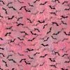 Clothworks Faboolous Bats Raspberry