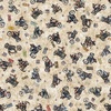 QT Fabrics Stars, Stripes, and Steel Grunge Biker Toss Tan