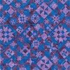 Northcott Banyan Batiks Quilt Inspired Borders Double Quilt Block Amethyst