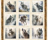 QT Fabrics Running with the Pack Picture Patches Block Panel