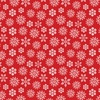 Benartex Nordic Cabin Snowflake Red