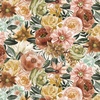 P&B Textiles Floral Chic 108 Inch Wide Backing Fabric Packed Floral Multi