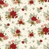 Riley Blake Designs Christmas Greetings Floral Cream