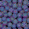 QT Fabrics Royale Stained Glass Circles Black