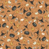 P&B Textiles Hocus Pocus Small Halloween Toss Orange