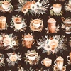 Riley Blake Designs Coffee Time Main Brown