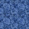 QT Fabrics American Tapestry Paisley Blue