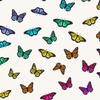 Andover Fabrics Color Wheel Butterfly Rainbow Day