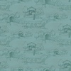 Riley Blake Designs Covered Bridges in Spring Toile Aqua