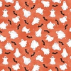 Studio E Fabrics Paranormal Parade Mini Ghosts Orange