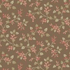 Andover Fabrics Cocoa Pink Flower Vine Clay