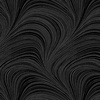 Benartex Wave Texture Flannel 108 Inch Wide Backing Fabric Black