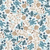 Robert Kaufman Fabrics Feathers and Flora Leaves White