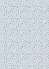 Lewis and Irene Fabrics A Winter's Moon Twinkling Stars Light Silver with Pearl