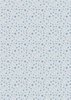 Lewis and Irene Fabrics A Winter's Moon Twinkling Stars Light Silver with Pearl