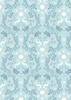 Lewis and Irene Fabrics A Winter's Moon Stag Ice Blue with Pearl