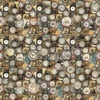 QT Fabrics Steam & Steel Clocks Multi