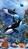 Studio E Fabrics Reef Life Whale Panel