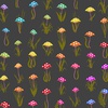 Andover Fabrics Color Wheel Mushroom Parade Night