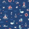 Riley Blake Designs Lost at Sea Main Navy
