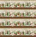 In The Beginning Winter Solstice II Border Stripe