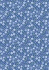 Lewis and Irene Fabrics Forever Blooms Forevermore Mid Blue