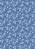Lewis and Irene Fabrics Forever Blooms Forevermore Mid Blue