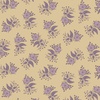 Marcus Fabrics I Love Purple Floret Tan