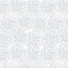 Henry Glass Quilter's Flour VI Stacked Daisies White on White