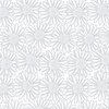 Henry Glass Quilter's Flour VI Stacked Daisies White on White