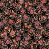 QT Fabrics Fluttering Garden Butterfly Medallions Black