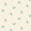 Andover Fabrics Sewing Bird Needle and Thread Cotton